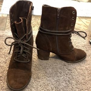 Steve Madden Combat Bootie size 9